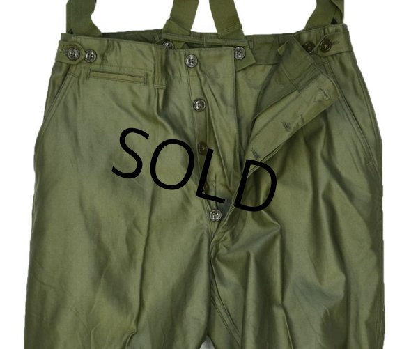 画像5: 【デッドストック】40's【米軍実物】【M-43】サスペンダー付き【フィールドトラウザーズ】【カーゴパンツ】【34ｘ34】  (5)