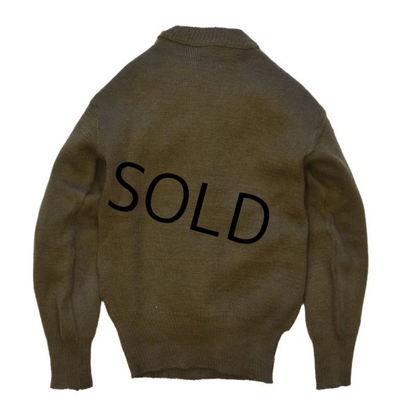 画像3: 【ほぼ未使用‼】【ビンテージ【フレンチアーミー】【フランス軍】【クルーネック】【ウールセーター】【サイズ５】  (3)