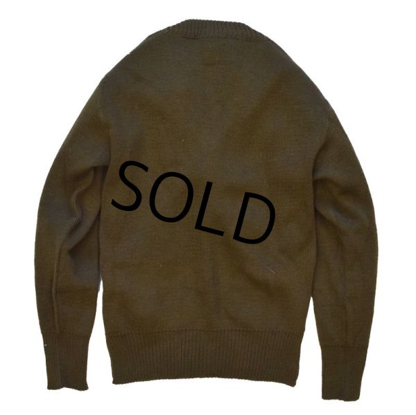 画像3: 【ほぼ未使用‼】【ビンテージ【フレンチアーミー】【フランス軍】【Ｖネック】【ウールセーター】【サイズ５】  (3)