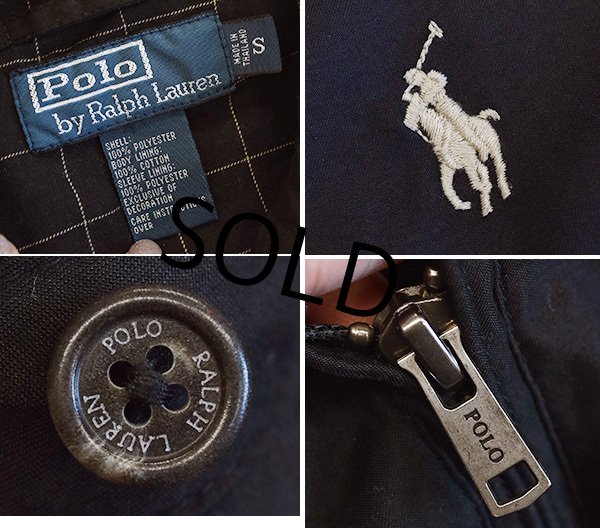 画像2: 【ラルフローレン】【黒】【ブルゾン】スウィングトップ【サイズＳ】  (2)