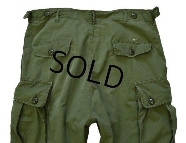 画像6: 【60's】【米軍実物】【ビンテージ】 【U.S.ARMY】【ノンリップ】【1st】【初期型】【ジャングルファティーグパンツ】【M-R】  (6)