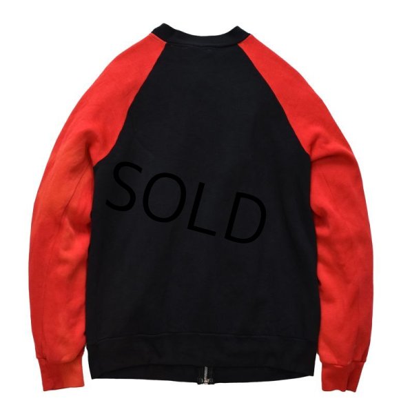 画像4:  【ビンテージ】【USA製】【BASSETT WALKER】バセットウォーカー【黒×赤】【ジャージ】【サイズＭ】  (4)