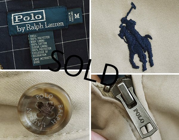 画像2: 【ラルフローレン】【ベージュ】【ブルゾン】スウィングトップ【サイズM】  (2)