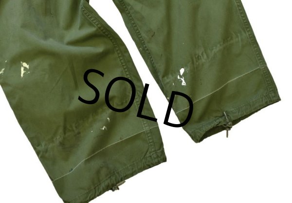 画像5: 【60's】【米軍実物】【ビンテージ】 【U.S.ARMY】【ノンリップ】【1st】【初期型】【ジャングルファティーグパンツ】【M-R】  (5)
