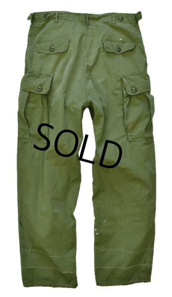 画像4: 【60's】【米軍実物】【ビンテージ】 【U.S.ARMY】【ノンリップ】【1st】【初期型】【ジャングルファティーグパンツ】【M-R】  (4)