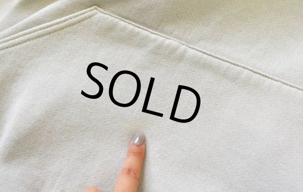 画像4: 90's【USA製】【ビンテージ】【ラッセル】【グレー×紺】【ヘンリーネック】【パーカー】【サイズＭ】  (4)