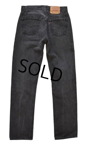 画像4: 【ビンテージ】【USA製】【LEVI'S】【リーバイス】【501】黒【ブラックデニム】【30×34】  (4)