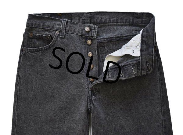 画像5: 【ビンテージ】【USA製】【LEVI'S】【リーバイス】【501】黒【ブラックデニム】【30×34】  (5)