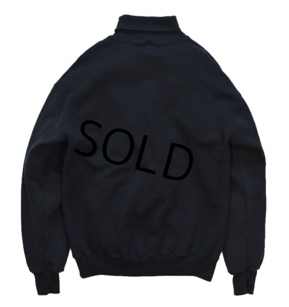 画像3: 90's【ビンテージ】USA製【ラッセル】【黒】ハイネック【前Ｖスウェット】【サイズＬ】  (3)