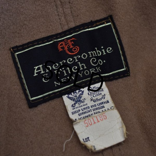 画像2: 【30’ｓ】【ビンテージ】【アバークロンビー】【アバクロ】【ブラウン】【サスペンダー付き】【レザーパンツ】  (2)
