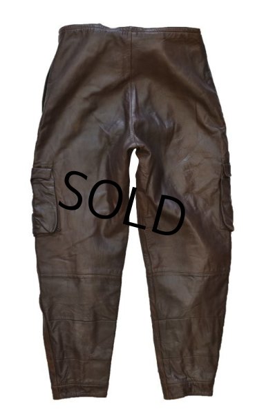 画像5: 【30’ｓ】【ビンテージ】【アバークロンビー】【アバクロ】【ブラウン】【サスペンダー付き】【レザーパンツ】  (5)