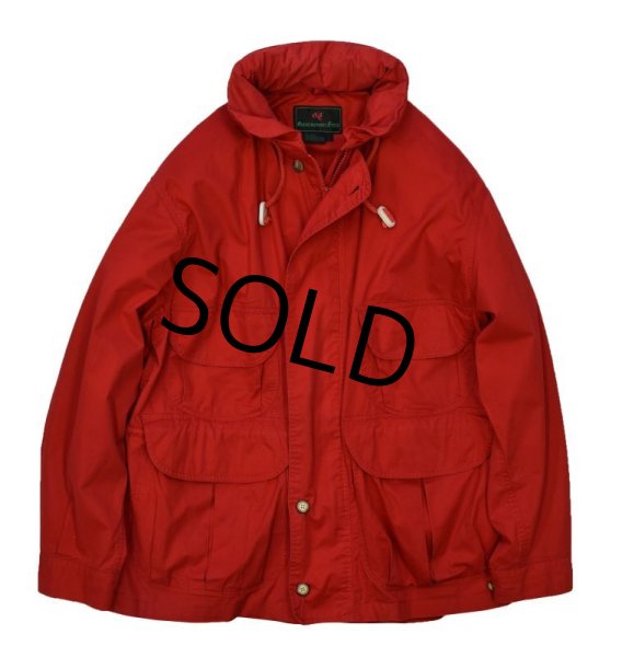 画像7: 【70〜80's】【ビンテージ】【アバクロンビー】【アバクロ】【赤】【コットンジャケット】【フード付き】【サイズL】  (7)