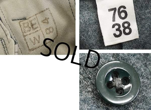 画像3: 【ビンテージ】【スイス軍】【サイドライン】【ウールトラウザーズ】【ウールパンツ】【フィールドトラウザーズ】【W30程度】  (3)