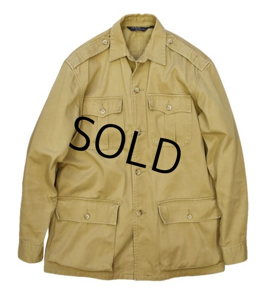 画像4: 【USA製】【ラルフローレン】【ベージュ】【サファリジャケット】【サイズＭ】  (4)