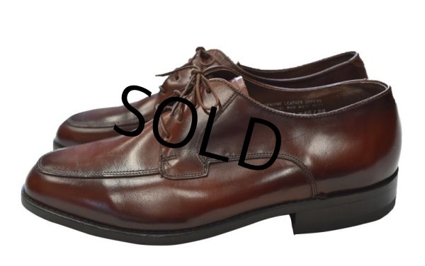 画像4: 【デッドストック】【USA製】【ビンテージ】【CLOUD CLUB】ブラウン【Uチップ】【26〜26.5cm程度】  (4)