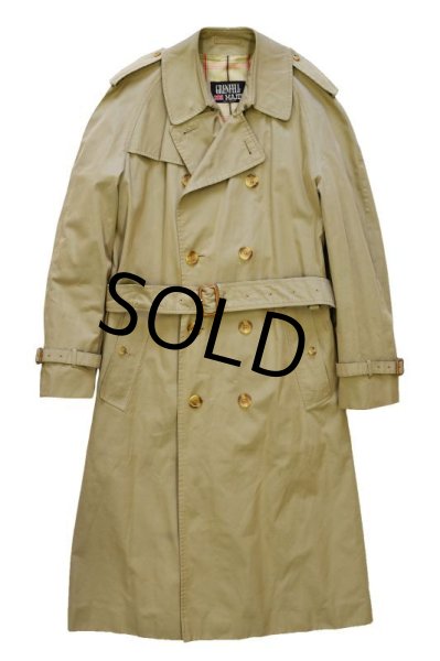 画像5: 【ビンテージ】イングランド製【GRENFELL】【グレンフェル】【ロングコート】【トレンチコート】【サイズ42】  (5)