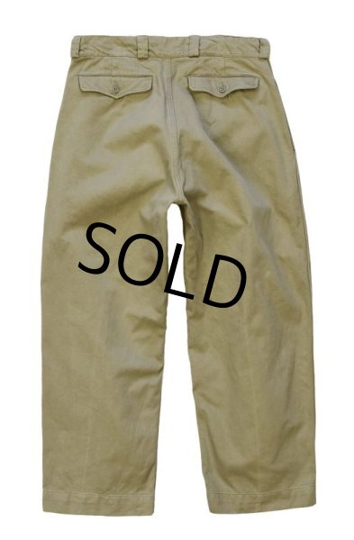 画像4: 【50〜60’s】【ビンテージ】【フランス軍】【Ｍ-52】【フレンチアーミー】【チノパンツ】【チノパン】【W31程度】  (4)