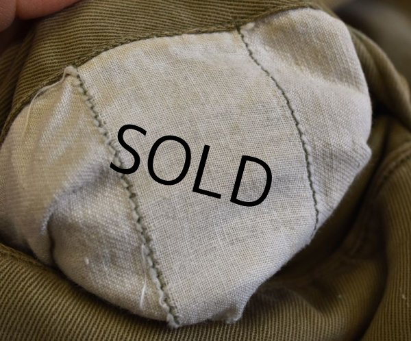 画像2: 【40's】【ビンテージ】U.S.ARMY 米軍実物【裏地付きチノパンツ】【チノパンツ】【チノパン】【W36】  (2)