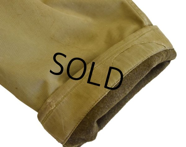 画像8: 【40's】【ビンテージ】U.S.ARMY 米軍実物【裏地付きチノパンツ】【チノパンツ】【チノパン】【W36】  (8)