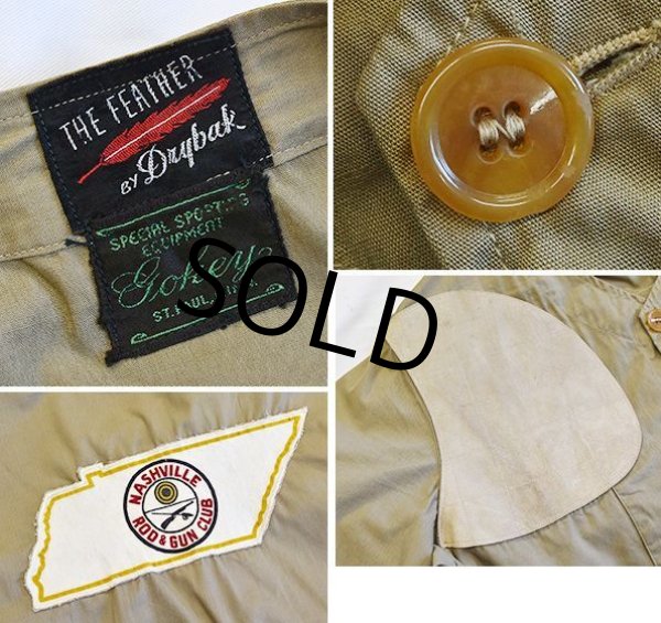 画像2: 【ビンテージ】【Drybak×Gokey】【ドライバック×ゴーキー】【ベージュ】【NASHVILLE ROD&GUNCLIB】【ハンティングジャケット】  (2)