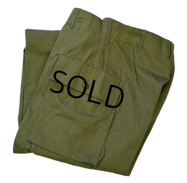 画像6: 【デッドストック】【40's】WW2【ビンテージ】【U.S.ARMY】【ヘリンボーンツイル】【HBTパンツ】 【カーゴパンツ】【32ｘ33】  (6)