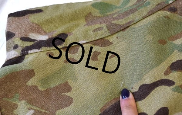 画像4: 【ビンテージ】【米軍実物】【U.S.ARMY】【エアクルーコンバットジャケット】【AIRCREW COMBAT】【マルチカム】【コンバットコート】【Ｌ程度】  (4)