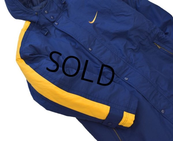 画像5: 【ビンテージ】【NIKE】【ナイキ】【紺×黄】【ナイロンジャケット】【サイズM】  (5)