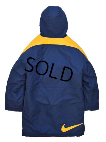 画像4: 【ビンテージ】【NIKE】【ナイキ】【紺×黄】【ナイロンジャケット】【サイズM】  (4)