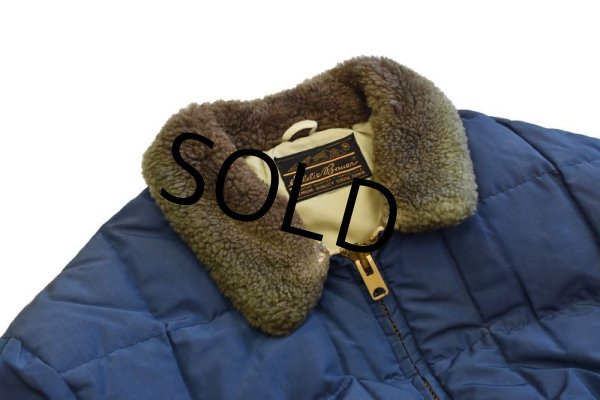 画像4: 【ビンテージ】【エディーバウアー】【Eddie Bauer】YUKON【紺】【襟ボア】【ユーコンジャケット】【ダウンジャケット】  (4)