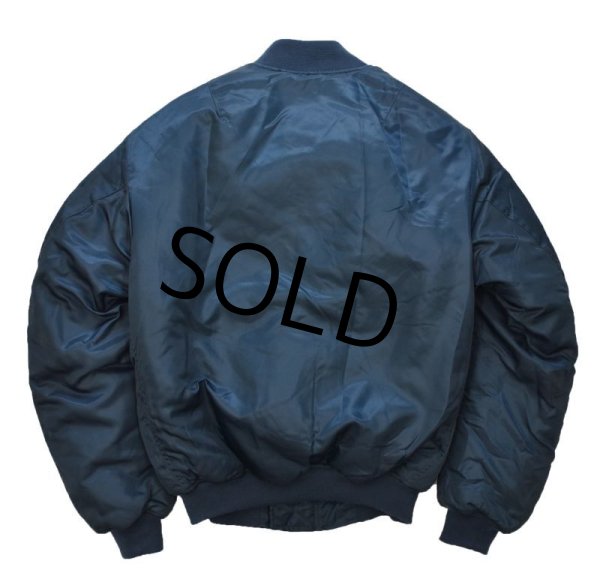 画像4: 90's【ビンテージ】【L.L.Bean】【ＬＬビーン】【Thermore】【紺】【MA-1】【フライトジャケット】【ブルゾン】【サイズＳ】  (4)