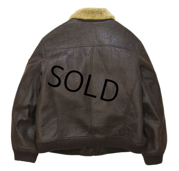 画像4: 【ビンテージ】【コロンビア】【ボマージャケット】ムートンジャケット【ムートンコート】【サイズXL】  (4)