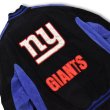 画像1: 【ビンテージ】【NFL】【NY.GIANTS】【黒×紫】【キルティング裏地】【スエードスタジャン】【サイズXL】  (1)