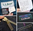 画像2: 90’s【USA製】【ビンテージ】【ＬＬビーン】【L.L.bean】シンサレート入り【黒×青×紫】中綿入りアノラック【チロリアン】【アノラックパーカー】【メンズＬ】  (2)