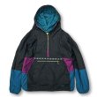 画像3: 90’s【USA製】【ビンテージ】【ＬＬビーン】【L.L.bean】シンサレート入り【黒×青×紫】中綿入りアノラック【チロリアン】【アノラックパーカー】【メンズＬ】  (3)