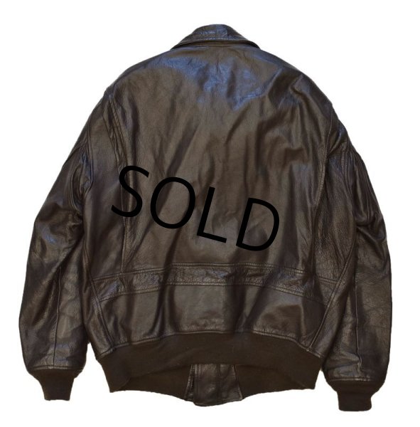 画像3: 80's【ビンテージ】【U.S.NAVY】【FLIGHT APPAREL INDUSTRIES INC.】【G-1】【フライトジャケット】【サイズ52】  (3)