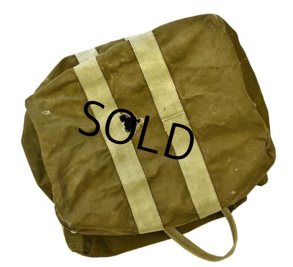 画像8: 〜40's【WW2】【ビンテージ】【米軍実物】【U.S.NAVY】ステンシル入り【パラシュートバッグ】【キットバッグ】  (8)