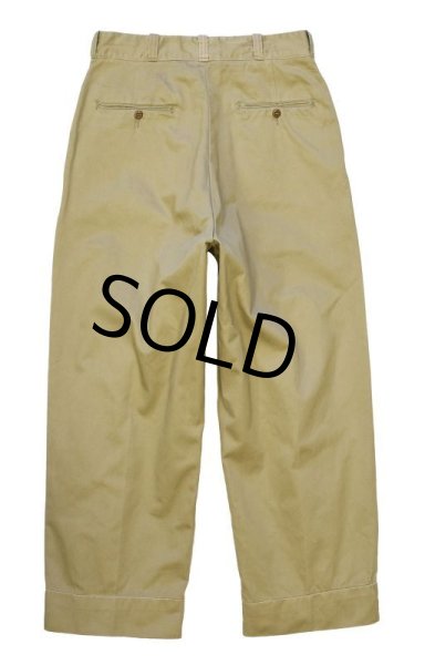 画像4: 【50's】【ビンテージ】U.S.ARMY 米軍実物【チノパンツ】【チノパン】【33ｘ35】  (4)