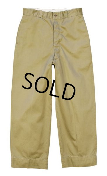 画像2: 【50's】【ビンテージ】U.S.ARMY 米軍実物【チノパンツ】【チノパン】【33ｘ35】  (2)