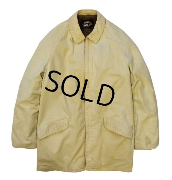 画像5: 60's 【ビンテージ】【Robert Lewis】【ロバートルイス】【ベージュ】【裏ボア付き】【ジップアップ】【コットンジャケット】【サイズ38】  (5)