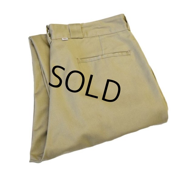 画像4: USA製【ビンテージ】【ディッキーズ】【Dickeis】【ベージュ】【ワークパンツ】【36ｘ29】  (4)