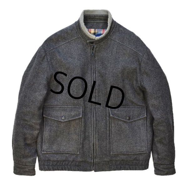 画像3: 90's【ビンテージ】【Varsity by Catalina】 カタリナ 【ウールジャケット】マドラスチェック【ジップアップブルゾン】【サイズ42】  (3)