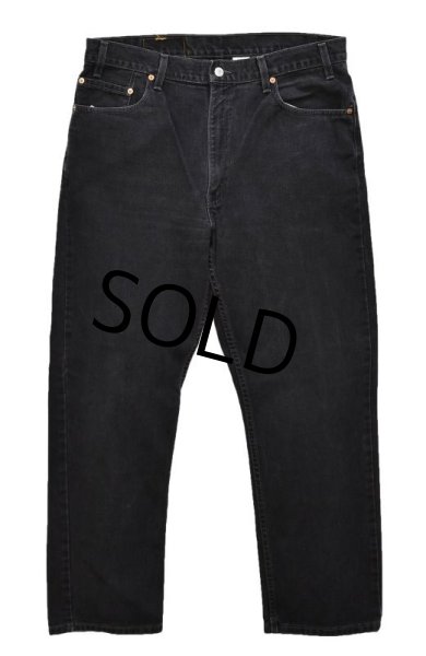 画像2: 【ビンテージ】【USA製】【LEVI'S】【リーバイス】505【505】黒【ブラックデニム】【38X30】  (2)