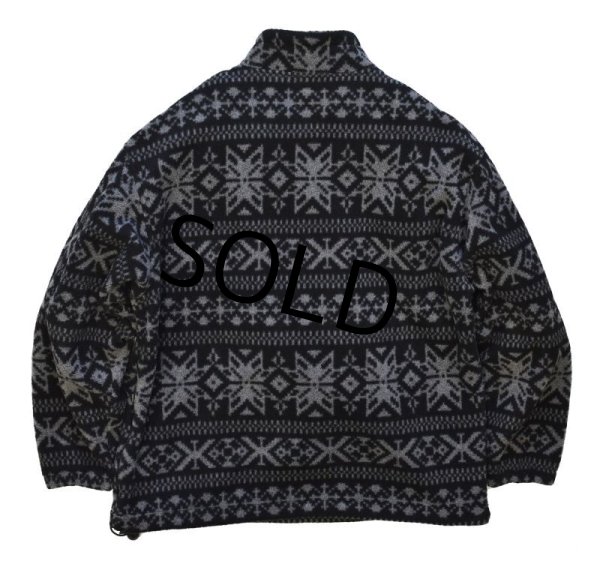 画像3: ビンテージ【エディーバウアー】雪柄 【ハーフジップフリース】【サイズL】  (3)