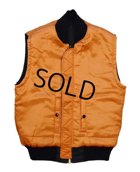 画像4: 80'S【新品未使用】【ビンテージ】 【MA-1】【リバーシブル】【ベスト】【サイズS】   (4)