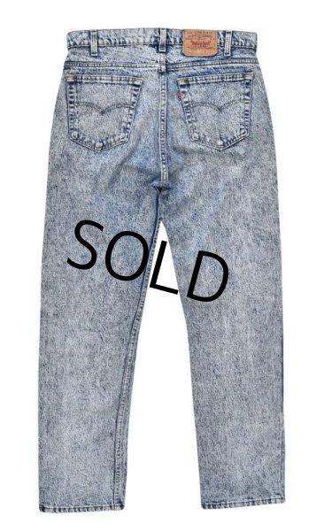 画像3: 【ビンテージ】【USA製】【LEVI'S】【リーバイス】【505】ケミカルウォッシュ【デニムパンツ】【36x32】  (3)