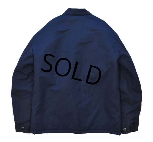 画像3: 90's USA製【ビンテージ】【RED KAP】レッドキャップ【紺】【中綿入り】【ワークジャケット】ワークブルゾン【サイズＬ-Ｒ】   (3)