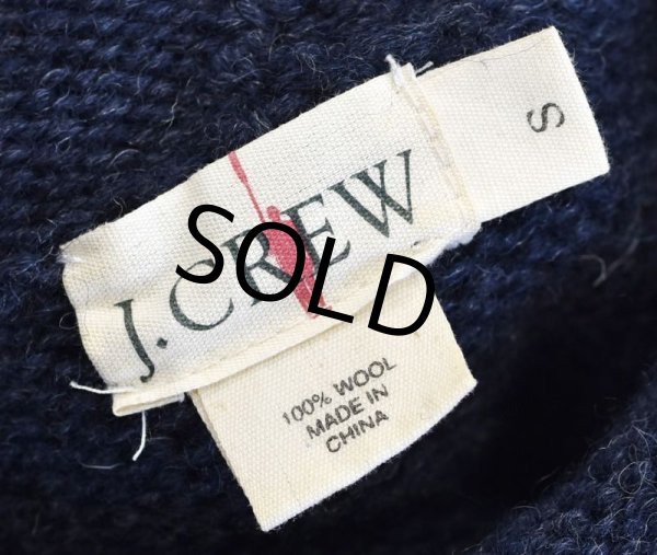 画像2: 【J-crew】【Jクルー】【紺】ハイネック【モックネック】【ウールセーター】【サイズS】  (2)