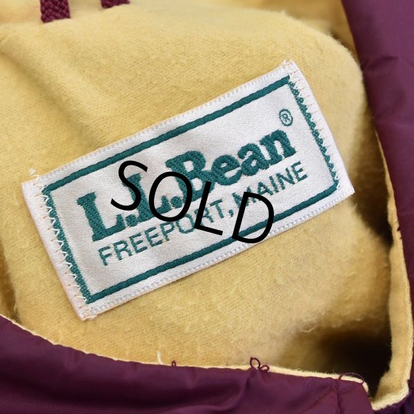 画像2: 大きめサイズ!!【ビンテージ】L.L.Bean 【LLビーン】【エンジ】マルーン【コーチジャケット】 【ナイロンジャケット】【サイズXXL程度】  (2)