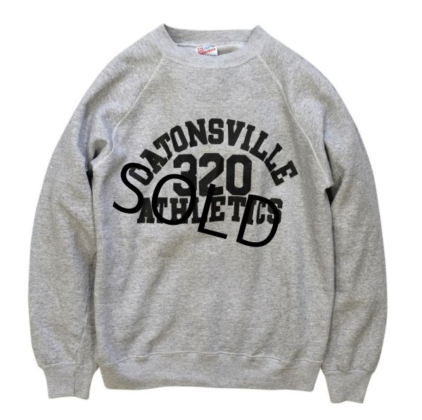 画像4: 90's【ビンテージ】【USA製】【ヘインズ】CATONSVILLE ATHLETICS【スウェット】【サイズL】  (4)