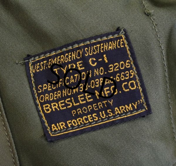 画像2: 【40's】【ビンテージ】【米軍実物】US ARMY AIR FORCE【C-1】【ベスト】  (2)